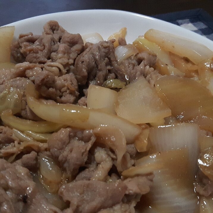 簡単!楽チン!豚のしょうが焼き